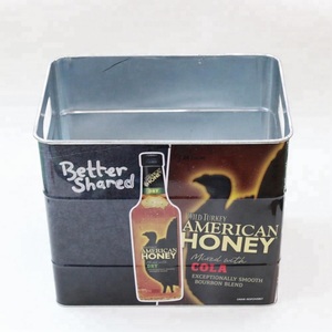 Hình Chữ Nhật Tin Beer Cooler Kim Loại <span class=keywords><strong>Ice</strong></span> <span class=keywords><strong>Bucket</strong></span> - Product Image 4