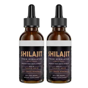 Supplement Pure Shilajit Olie Vloeibare Druppels Fulvinezuur Natuurlijke Shilajit Himalayan Shilajit Hars
