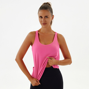 ヨガタンクトップ女性用オープンバックトレーニング用 - Product Image 2