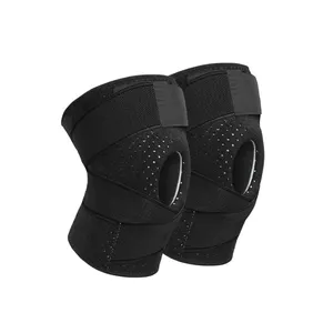 Aolikes Manufacturer Wholesale Absorb Sweat Knee Sleeve Patella Open Hole Knee Pads Knee Brace Stabilizer