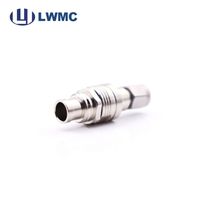 Conector SMA macho de tipo de soldadura recta para Cable Coaxial/rg 142, conector coaxial rf