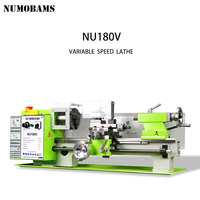 Tour de précision NUMOBAMS NU180V avec porte-outils à 4 directions pour travaux métalliques en petite atelier