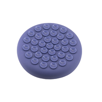 Gamelle anti-glouton en silicone écologique pour chien avec ventouses antidérapantes, anti-étouffement, design carré pour ralentir la vitesse d'eating