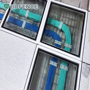 Bandeja de cesta de <span class=keywords><strong>Cable</strong></span> de malla de alambre, accesorios de soporte para Super Market, centro de datos, oficina, bandeja de <span class=keywords><strong>Cable</strong></span> de malla de alambre Industrial, maletero de <span class=keywords><strong>Cable</strong></span> - Product Image 4