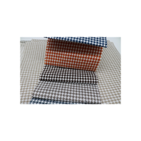 LXCS1511 Prêt en vrac anti-boulochage vérifié 100% Polyester Tissu Dobby Plaid Woven Fabrics Jacquard Fabric