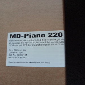 ใบเจียรเพชร Struers MD-Piano 220 หมายเลข 40800131 สำหรับโลหะเหล็ก - Product Image 2