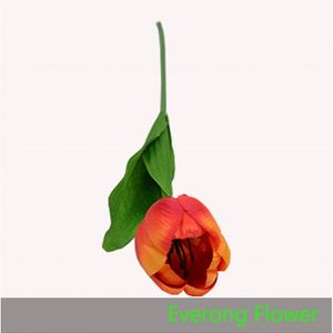 Everongflower <span class=keywords><strong>Fleur</strong></span> artificielle <span class=keywords><strong>floris</strong></span> faite à la main tulipe <span class=keywords><strong>fleur</strong></span> de tulipe en soie à tige unique pour flores artificiales décor d'hôtel de mariage - Product Image 3