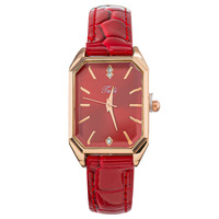 Jam Tangan Wanita Quartz Model Kotak Ramah Lingkungan Terlaris untuk Perdagangan Luar Negeri, Tali Logam, Grosir Langsung dari Pabrik
