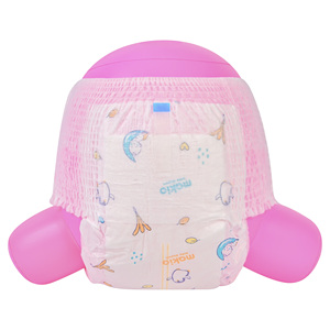 Couches-culottes jetables pour bébés en tissu non tissé avec attaches auto-agrippantes, motifs personnalisés, douces, respirantes, surface sèche, absorption et protection anti-fuites - Product Image 3