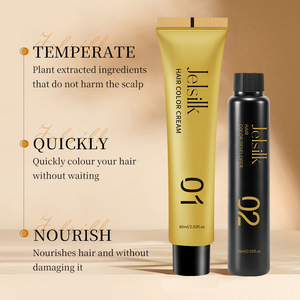 Original chinois usine fournisseur en gros <span class=keywords><strong>prix</strong></span> couleur de cheveux crème-permanent blond brun noir rouge gris colorant - Product Image 2