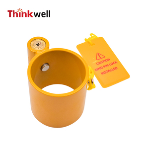 Nouvelle serrure robuste à broche King pour remorques à 5ème roue avec étiquette d'avertissement <span class=keywords><strong>antivol</strong></span> pour semi-remorques et camping-cars - Product Image 4