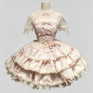 Gonna con Bretelle Lolita per Donne Adulte, Abito <span class=keywords><strong>Principessa</strong></span> alla Moda per Uso Quotidiano, Vestito Dolce Lolita per Feste di Compleanno e Cosplay Anime - Product Image 6