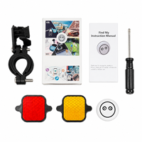 Luz Trasera para Bicicleta 4G LTE Fácil de Instalar con GPS, Rastreador Inteligente Beidou LBS, Resistente al Agua IPX5, Función de Localización de Bicicleta, Plástico