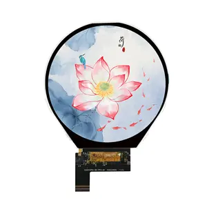 Small 3.4 inch 800*800 mipi dsi interface mini shape wearable small tft round ips lcd display