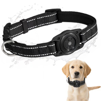Collier intelligent pour chien et chat, certifié Apple Find My, anti-perte, étanche IP68, réfléchissant, en nylon solide, tailles S, M, L, noir, turquoise, rouge