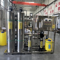 Système de filtration d'eau par osmose inverse RO 50000L/h neuf d'usine avec pompe et PLC pour usage domestique