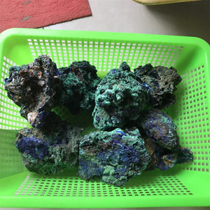 <span class=keywords><strong>Azurita</strong></span> <span class=keywords><strong>azul</strong></span> con malaquita, espécimen rugoso con malaquita Mineral, cristal Natural, venta al por mayor - Product Image 5