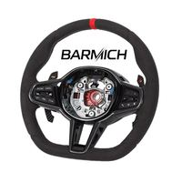 Volant sport LCI amélioré en forme de D Barmich Full pour G30/G31/G20/G05/G06/G80/G82