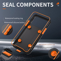 Étui de téléphone étanche Airbox antichoc à protection intégrale de 6,1 à 6,7 pouces, indice IP68, pour iPhone 16 Plus 15 14