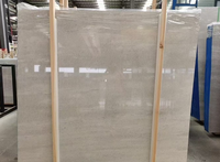 Marbre gris Cendrillon naturel, pierre gris clair de luxe avec des veines superposées subtilles pour les murs décoratifs et les revêtements de sol