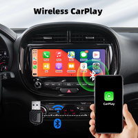 Adaptateur sans fil CarPlay 2 en 1 pour Android Auto BT 5.2 Plug and Play Mini Connexion stable