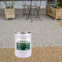 Revêtement mural en résine, matériaux époxy pour surfaces en pierre lavée, sol Gara, emballage de 20 kg, surface en résine pour sol en pierre lavée