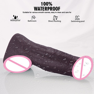 Dildo Realistico Extra-Large in Silicone, 14.1 Pollici, Giocattolo Sessuale Femminile, Accessorio SM con Testicoli, Vendita all'Ingrosso - Product Image 4