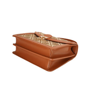 ODM OEM BAGCO Fábrica al por mayor de cuero PU, bolso bandolera cuadrado vintage personalizado para mujer - Product Image 4