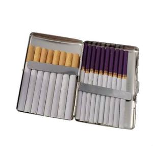Étui à Cigares en Aluminium en Gros, Boîte de Rangement Portable de Poche pour 20 Cigares, Conteneur Cadeau, Accessoires de Fumeur Aléatoires - Product Image 3