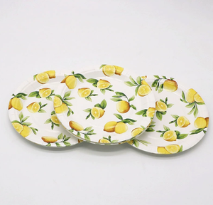 <span class=keywords><strong>Assiettes</strong></span> jetables résistantes - Résistantes à l'huile et compatibles micro-ondes pour les repas <span class=keywords><strong>en</strong></span> plein air - Product Image 3