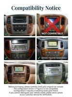 Radio para Auto con Pantalla Vertical de 12.1 Pulgadas (06-11) para Toyota Land Cruiser LC100 / LX470, Unidad Principal Multimedia Inalámbrica con Android Auto y CarPlay