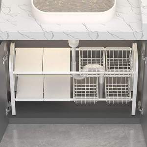 Under Sink Organizer Shelf High Quality Metal <b>Storage</b> <b>Rack</b> for <b>Kitchen</b> Essentials - Product Image 3