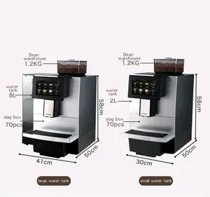 Macchina da caffè completamente intelligente automatica con smerigliatrice e montalatte macchina per caffè espresso importata commerciale automatica per la casa