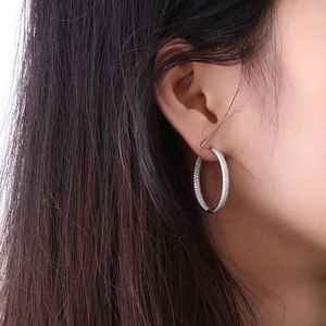Designer Lab Grown Diamond <b>Stud</b> Earrings for Women 925 <b>Sterling</b> <b>Silver</b> Round Brilliant Cut Luxury Jewelry Collection - Product Image 2