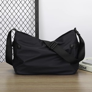 Men's Crossbody <b>Bag</b> Large Capacity Oxford Cloth Solid Color Casual Travel Shoulder <b>Bag</b> with Polyester Lining - Product Image 3