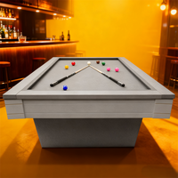 Vente directe usine – Table de billard personnalisée de 9 pieds avec poches en cuir, rails en bois massif, qualité tournoi, pour snooker et billard à domicile