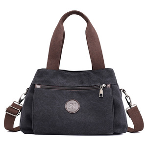 Fashion <b>Multi</b> <b>Compartment</b> Tote Purse <b>Bags</b> Shoulder <b>Bag</b> Vintage Canvas Crossbody <b>Bag</b> Hobo Handbags for Women - Product Image 6