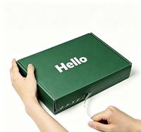 Boîte cadeau d'expédition personnalisée avec logo sur mesure, faible MOQ, échantillon gratuit, vente en gros Chine