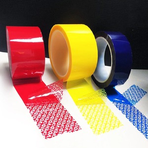 Cinta de Seguridad a Prueba de Manipulaciones con Mensaje VOID - Cinta Adhesiva Roja y Azul que Revela Mensaje VOID al Despegar - Product Image 2