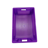 Caisse de stockage de tomates empilable de 50 kg en maille HDPE vierge recyclable