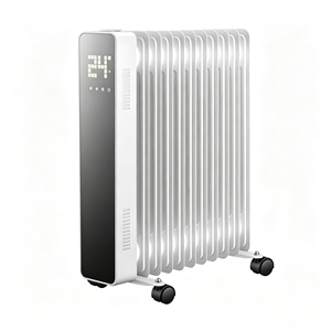 Calentador Eléctrico Metálico con Control Táctil y Aplicación Wi-Fi, Calentador <span class=keywords><strong>de</strong></span> Aceite Portátil para el Hogar, para Dormitorio y Sala <span class=keywords><strong>de</strong></span> Estar - Product Image 4