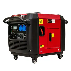 Xinbate hochwertiger leiser Wechselrichter-Generator 4kva 220V Benzin-Generator Vollkupfer inklusive Benzin-Generator für den Einsatz