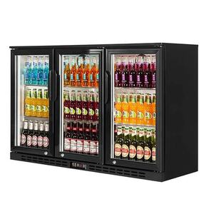 Enfriador de botella de barra trasera, equipo de refrigeración, escaparate de pantalla negra de escritorio - Product Image 1