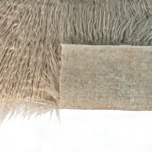 Jtfur Kết Cấu Tốt Mông Cổ Dài Đống <span class=keywords><strong>Polyester</strong></span> Faux Fur Vải Cho Hàng May Mặc Túi Xách - Product Image 4