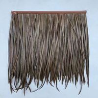 Conception traditionnelle résistant au feu en plastique HDPE synthétique herbe chaume toiture artificielle Tiki cabane mexicaine vente ignifuge