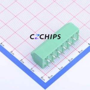 KF250NH-5.08-7P Spring Terminal Block Through hole Component (THT),P=5.08mm Connector 1x7P 5.08mm Green 7P - Product Image 2