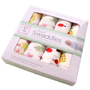 Cotton Muslin Swaddle <strong>Blanket</strong> Baby Muslin <strong>Wraps</strong>, Baby Muslin, Baby <strong>Blanket</strong> - Product Image 1
