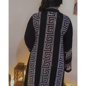 أحدث فساتين الموضة طويلة الأكمام برقع غريب مع النساء - Product Image 5