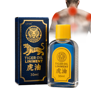Huile Médicinale du Tigre 30ml pour Douleurs Rhumatismales Arthrose Épine Osseuse Spondylose Cervicale Sciatique et Jambes - Product Image 2