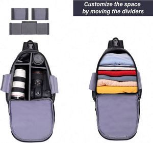 Free Sample <b>Camera</b> Bag Sling <b>Backpack</b>, DSLR/SLR/Mirrorless Photography Waterproof <b>Camera</b> Case Crossbody Shoulder Bag with - Product Image 3